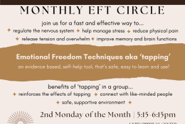 Tap Into Wellness-Monthly EFT Circle